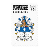 Decker Family Crest postage