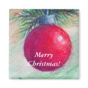 DecktheHallsACEO, Merry Christmas! magnets by bmthour DecktheHallsACEO, Merry Christmas! magnets