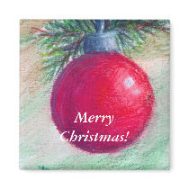 DecktheHallsACEO, Merry Christmas! magnets