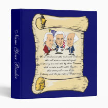 Declaration of Independence Binder binders