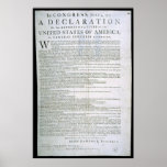 Declaration of Independence by Dunlap Print