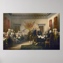 Declaration of Independence by John Trumbull 1819 Print