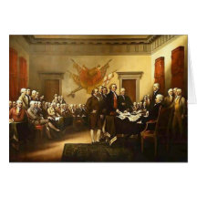 Declaration of Independence by Trumbull Note Card