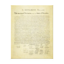 Declaration of Independence Canvas Print canvas prints