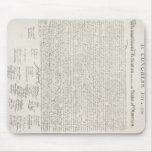 Declaration of Independence Document Mouse Pad