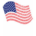 Declaration of Independence Flag Child's T-shirt by Amendment1 Declaration of Independence Flag Child's T-shirt