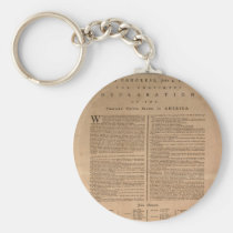 Declaration of Independence keychains