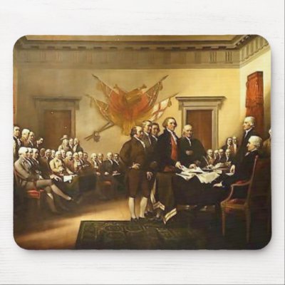 Declaration of independence Mousepad by cooldudeproducts