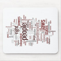 Declaration of Independence mousepads