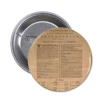 Declaration of Independence buttons