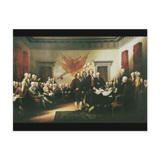 Declaration of Independence Postcard postcard