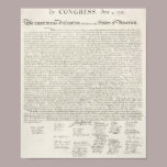 Declaration Of Independence Poster posters