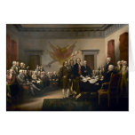 Declaration of Independence Presented To Congress Cards