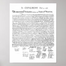 Declaration of Independence Print