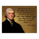 Declaration of Independence Quote posters
