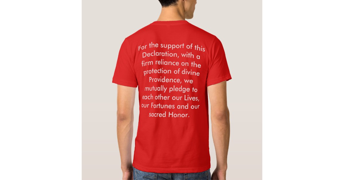 declaration of independence shirt