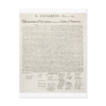 Declaration of Independence Two Post Cards