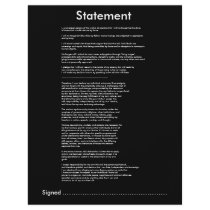 Declaration of personal Sovereignty and Autonomy Flyers