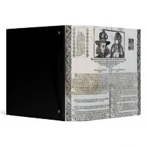 Declaration of the marriage of Frederick V Vinyl Binders