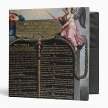 Declaration of the Rights of Man and Citizen Vinyl Binders
