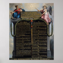 Declaration of the Rights of Man and Citizen Poster