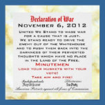 Declaration of War posters