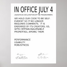 Declaration Posters