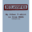 DECLASS Stamp, Other NASA t-shirts