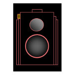 Deco Camera Bookmark (Bremen) Business Card Templates