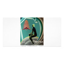Deco Christmas photo cards by spyderfyngers Deco Christmas photo cards