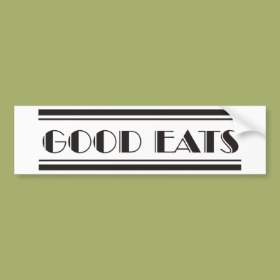 Deco Eats Zazzle_bumpersticker Deco Eats Zazzle_bumpersticker