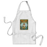 Deco Fabric Label Art Royal Muslin Apron