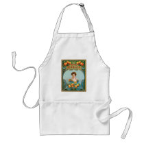 Deco Fabric Label Art Royal Muslin Apron