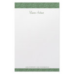 Deco Floral Custom Stationery
