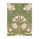 Deco Floral White postcards by TNMgraphics Deco Floral White postcards