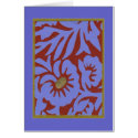 Deco Flower Blank Card by Kool_Chic_Designs Deco Flower Blank Card