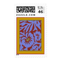 Deco Flower Postage Stamp