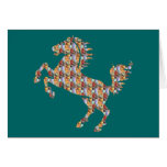 Deco Horse Greeting Card