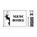 Deco Invitation postage by qudeshet Deco Invitation postage