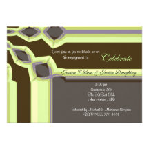 Deco Jewels Engagement Party Invitations