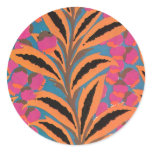 Deco leaves in Orange Stickers