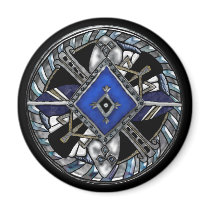 deco medallion magnets