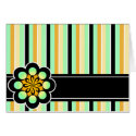 Deco Retro Blank Card