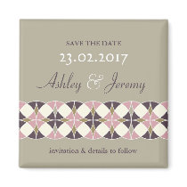 Deco Rings Band *01 | Save The Date Magnet