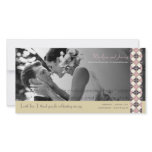 Deco Rings Band Wedding Thank You Photo Card photo cards