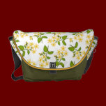 Deco Yellow Wildflowers Rickshaw Messenger Bag messenger bags
