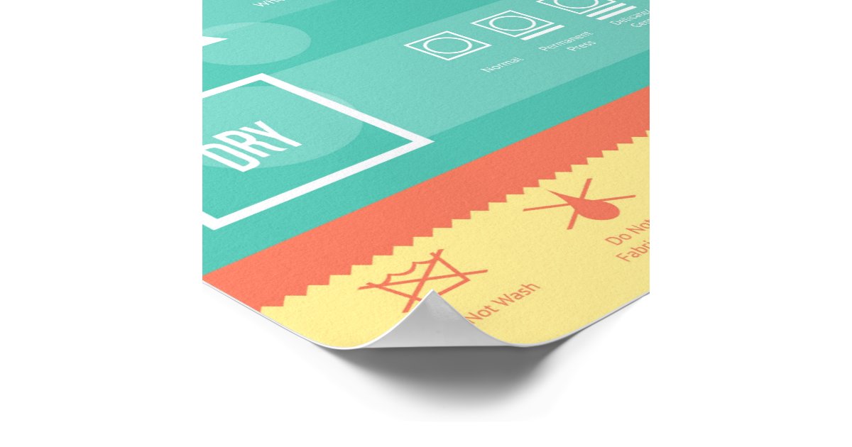 Decode the Cycle, Laundry day Poster Zazzle