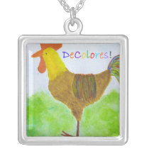 DeColores Rooster Necklace