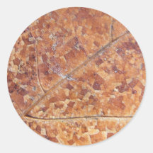 Decomposing Oak Leaf ~ sticker