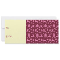 decor paper pattern xmas gift tag rack cards